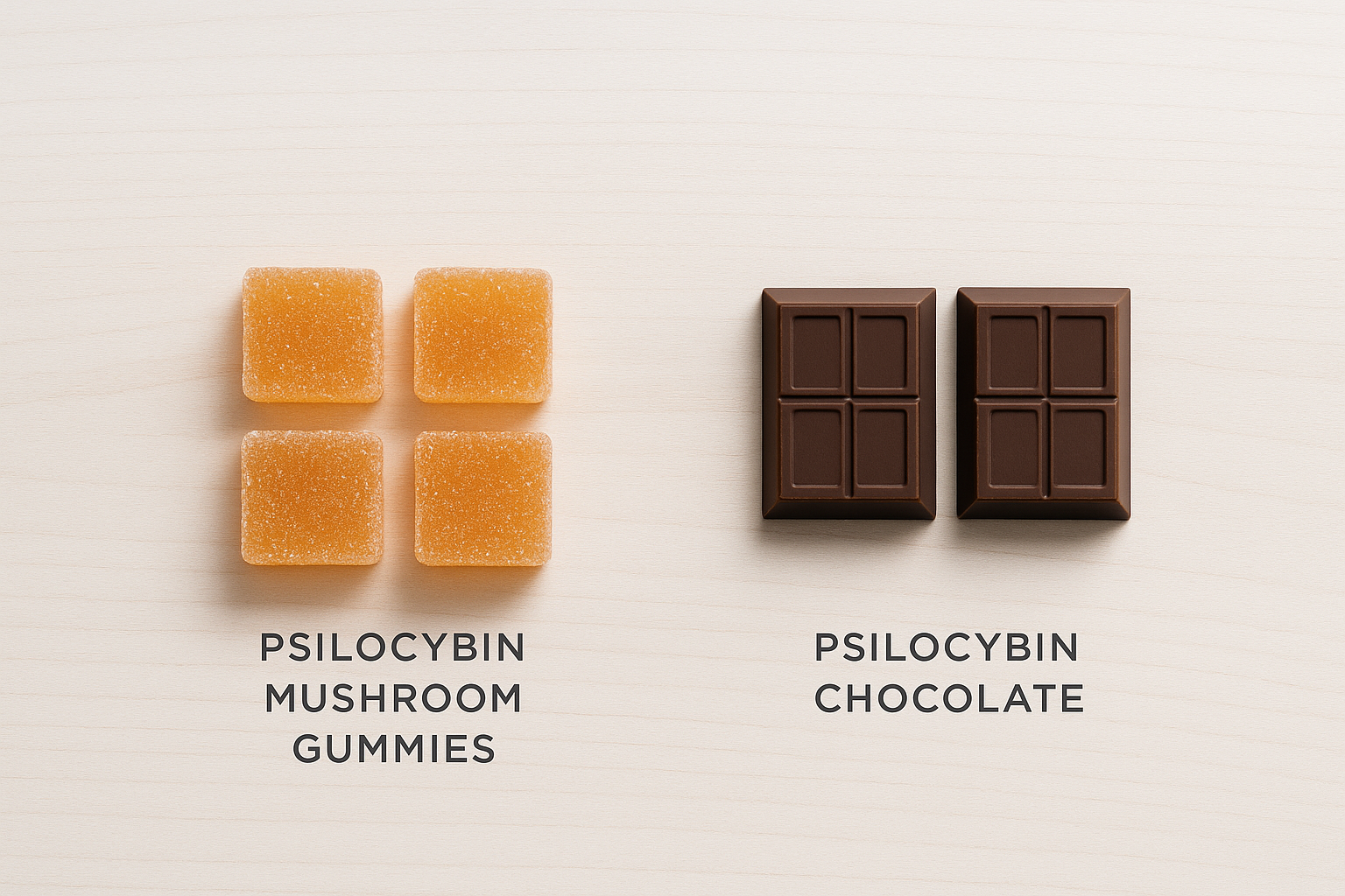 Mushroom Edibles Comparison: Gummies vs. Chocolates Explained