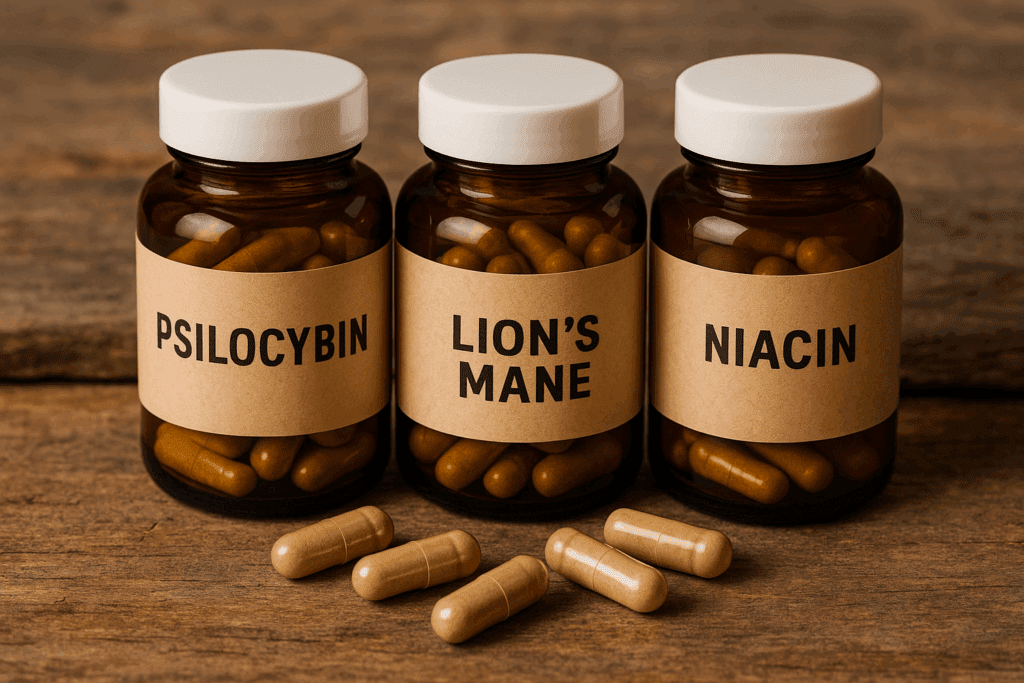 Combining Lion’s Mane with psilocybin for brain support