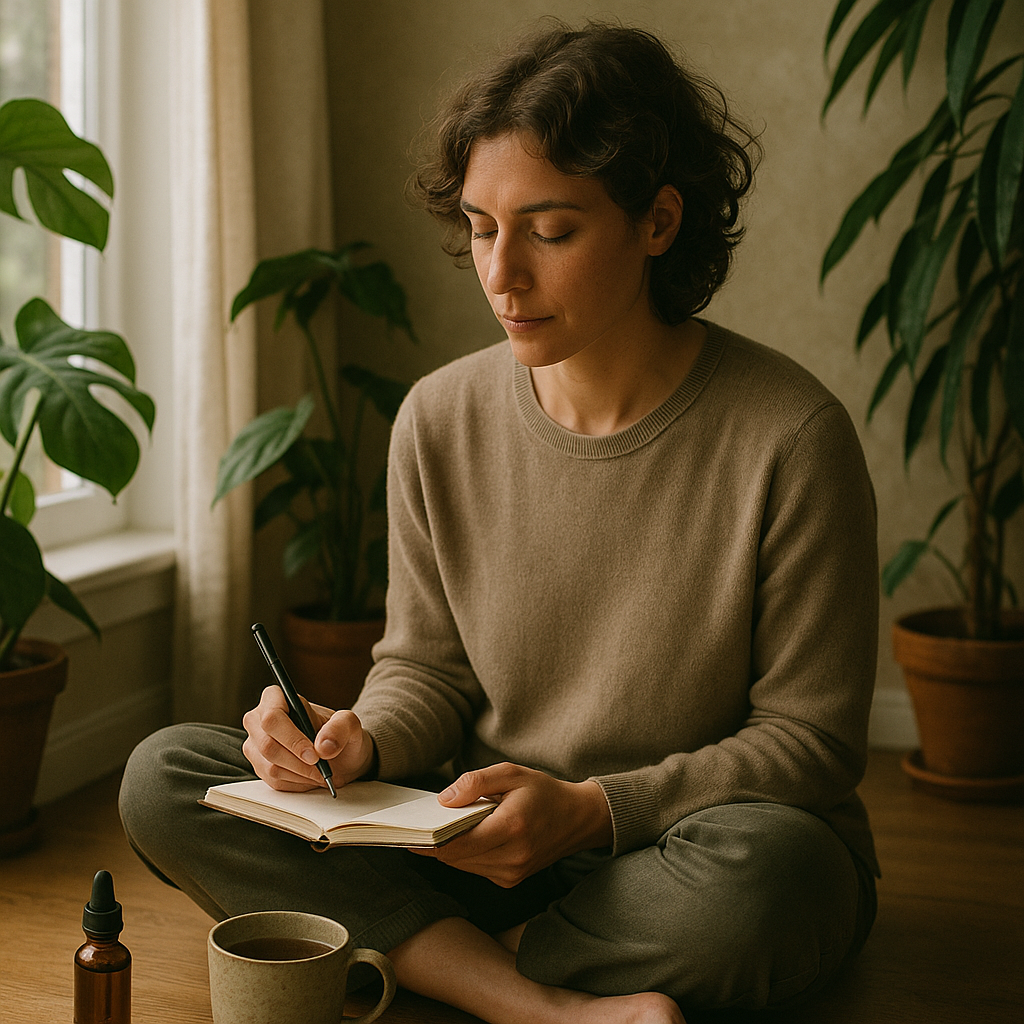 Pre-journey journaling as psychedelic set preparation