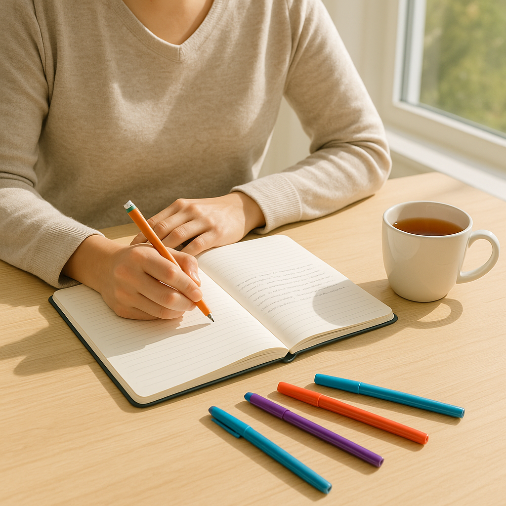 psychedelic integration journaling tea sun light calm