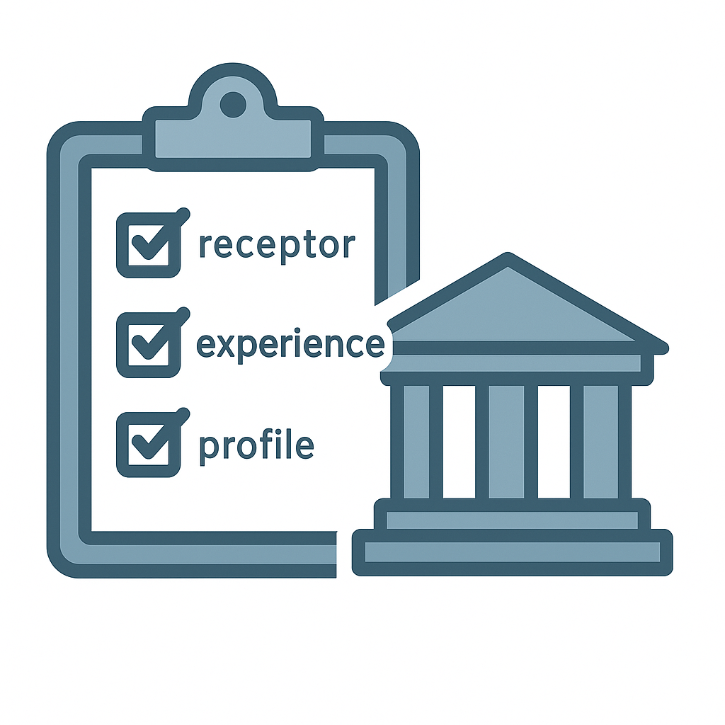 Illustrated checklist beside a stylised FDA building